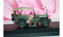 Willys MB Jeep 1944 Normandy,Altaya Coches Militares, масштабная модель, scale43