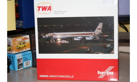 1:200 Boeing 707-320 TWA N764TW,Herpa, масштабные модели авиации, scale0