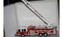 Smeal 105 Rear Mount Ladder Charlotte Fire Department,IXO, масштабная модель, scale43