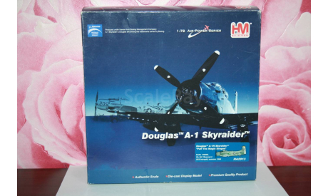 A-1H Skyraider ’Puff The Magic Dragon’ VA-165 ’Boomers’ USS Intrepid 1966,Hobby Master, масштабные модели авиации, McDonnell Douglas, scale72