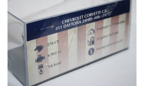 Corvette C3 24 Horas Daytona 1971,Altaya American Cars, масштабная модель, Chevrolet, scale43