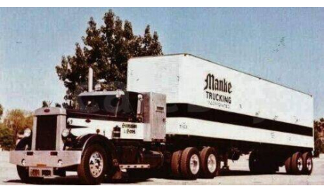 Peterbilt 350 Manke 1954,Altaya American truck, масштабная модель, scale43