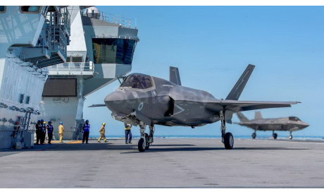 F-35B Lightning II RAF HMS Prince of Wales 2021,Hobby Master, масштабные модели авиации, Lockheed, scale72