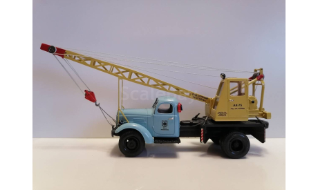 АК-75 на шасси ЗИЛ-164А с рубля., масштабная модель, СарЛаб, 1:43, 1/43