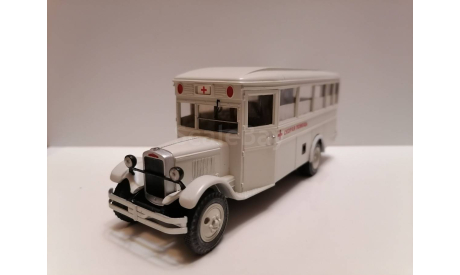 ЗиС 8 скорая помощь СЛ 031А, масштабная модель, СарЛаб, 1:43, 1/43