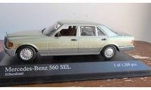 1:43 Mercedes-Benz W 126 Minichamps, масштабная модель, scale43