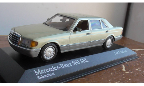 1:43 Mercedes-Benz W 126 Minichamps, масштабная модель, scale43