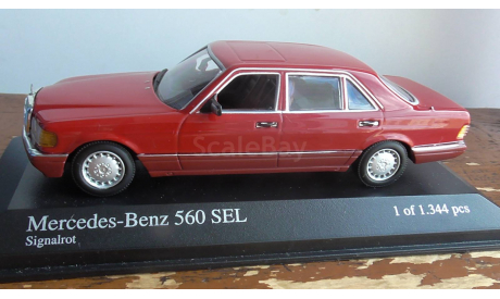 1:43 Mercedes-Benz W 126 Minichamps, масштабная модель, 1/43