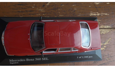 1:43 Mercedes-Benz W 126 Minichamps, масштабная модель, 1/43