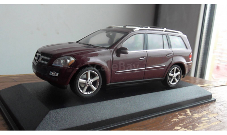 MERCEDES BENZ GL-KLASSE X164 масштаб  1:43 MINICHAMPS бордовый, масштабная модель, scale43, Mercedes-Benz