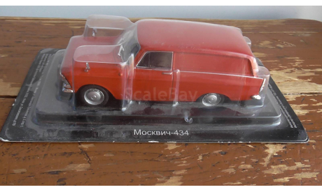 москвич 434 автолегенды, масштабная модель, Автолегенды СССР журнал от DeAgostini, scale43