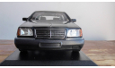 Mercedes-Benz 600 SEL (W140) - 1991 - BLACK  масштаб 1:43, масштабная модель, 1/43, Minichamps