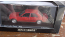 1:43 Mercedes-Benz 190  red Minichamps, масштабная модель, scale43