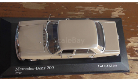 Распродажа Mercedes-Benz 200 1968  Minichamps, масштабная модель, scale43
