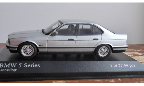 BMW 535i  silver 1988 Minichamps, масштабная модель, scale43