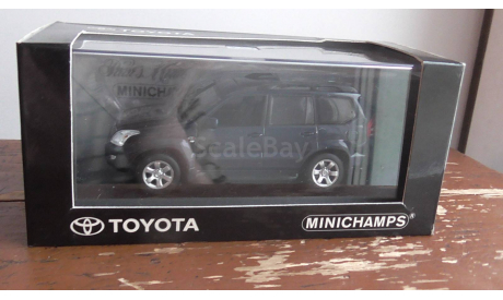 РАСПРОДАЖА toyota land cruiser  prado BLUE 1 43 Minihcamps, масштабная модель, Minichamps, scale43
