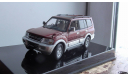 Mitsubishi Pajero  red  AutoArt  масштаб 1:43, масштабная модель, scale43