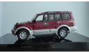 Mitsubishi Pajero  red  AutoArt  масштаб 1:43, масштабная модель, scale43