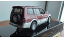 Mitsubishi Pajero  red  AutoArt  масштаб 1:43, масштабная модель, scale43