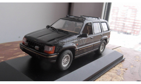 РАСПРОДАЖА JEEP Grand Cherokee, black metallic Minichamps 1:43, масштабная модель, scale43