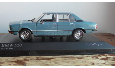 BMW 5-Series Minichamps 1972  blue, масштабная модель, scale43