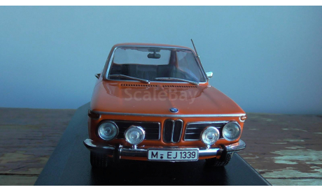 BMW 2000 TII  Touring Minichamps  1:43  orange, масштабная модель, scale43