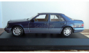 1:43 Mercedes-Benz W 124  E-Class Saloon 1993г.nautical blue met Minichamps, масштабная модель, 1/43