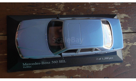 1:43 Mercedes-Benz W 126 Minichamps, масштабная модель, scale43