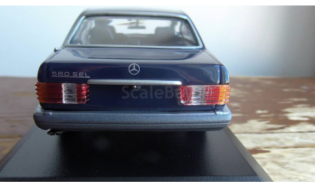 Mercedes-Benz W 126  Maxichamps  blue, масштабная модель, Minichamps, scale43