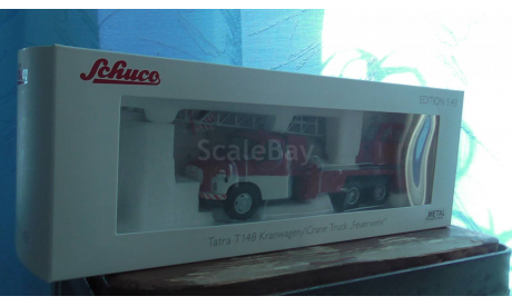РАСПРОДАЖА Tatra T148 crane vehicle «Feuerwehr»	SCHUCO, масштабная модель, scale43