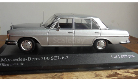 Mercedes-benz   300 SEL  1968  Silver Minichamps 1:43, масштабная модель, scale43