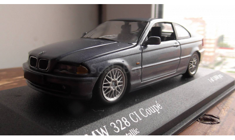 СКИДКА BMW 328  CI  Coupe  Grey  Minichamps !:43, масштабная модель, scale43