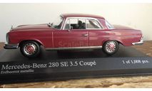 Mercedes-benz   280 SE 3.5  Coupe Minichamps 1:43, масштабная модель, scale43