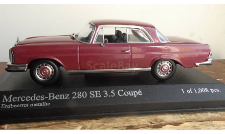 Mercedes-benz   280 SE 3.5  Coupe Minichamps 1:43, масштабная модель, scale43
