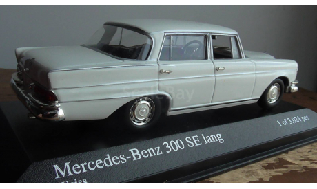 Mercedes-benz    300 SE Lang 1965  Minichamps 1:43, масштабная модель, scale43