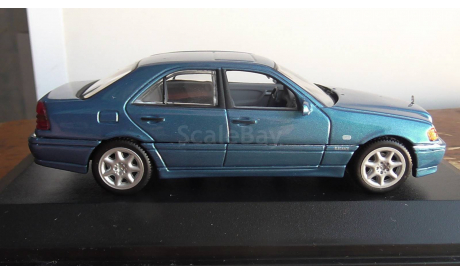 Mercedes-benz   C-  Class  Minichamps 1:43  blue, масштабная модель, 1/43