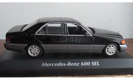 1:43 Mercedes-Benz  600 SEL  Maxichamps, масштабная модель, Minichamps, scale43