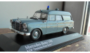 Mercedes-Benz 190  KTW  Deutsches  Rotes Kreuz Minichamps, масштабная модель, scale43