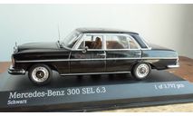 Mercedes-benz    300 SEL  Minichamps 1:43  Schwarz, масштабная модель, 1/43