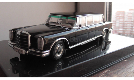 1:43 Mercedes-Benz W 100 AUTO-Art  удлиненный, масштабная модель, Autoart, scale43