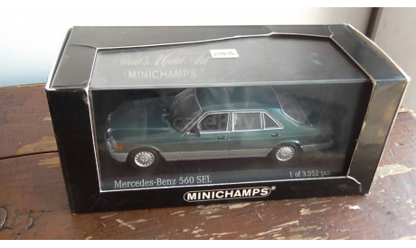 1:43 Mercedes-Benz W 126 Minichamps, масштабная модель, scale43