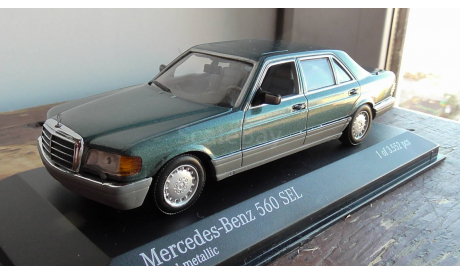 1:43 Mercedes-Benz W 126 Minichamps, масштабная модель, scale43