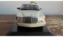 1:43 Mercedes-Benz W 126 Minichamps  TAXI, масштабная модель, scale43