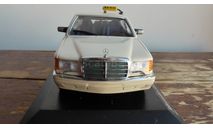 1:43 Mercedes-Benz W 126 Minichamps  TAXI, масштабная модель, scale43