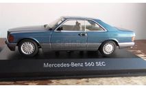 РАСПРОДАЖА 1:43 Mercedes-Benz W 126  560 SEC  Coupe Minichamps, масштабная модель, scale43