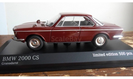 BMW 2000 CS  1967 red  Minichamps  Maxichamps, масштабная модель, scale43