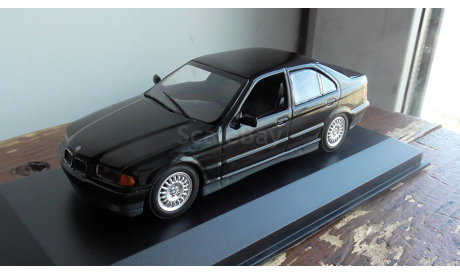 BMW 3 SERIES E36 1991г.    Maxichamps  black, масштабная модель, Minichamps, scale43