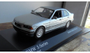 BMW E 36  1991 г.Minichamps  silver, масштабная модель, scale43