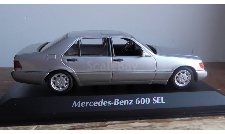 1:43 Mercedes-Benz 600 SEL W 140 Maxichamps, масштабная модель, Minichamps, scale43