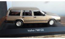 VOLVO 740 BREAK  1986  GOLD Maxichamps, масштабная модель, Minichamps, scale43